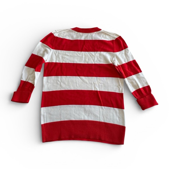 GAP Orange and White Striped Sweater - Picture 2 of 5